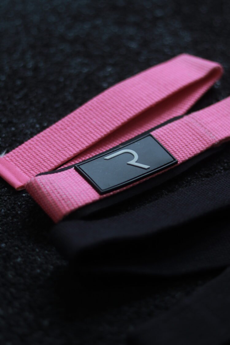 pink with black logo